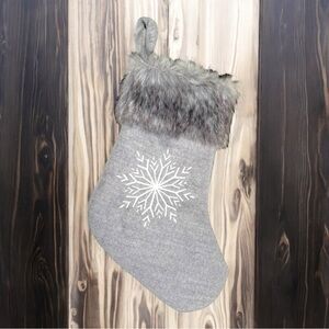 Holiday Snowflake Stocking